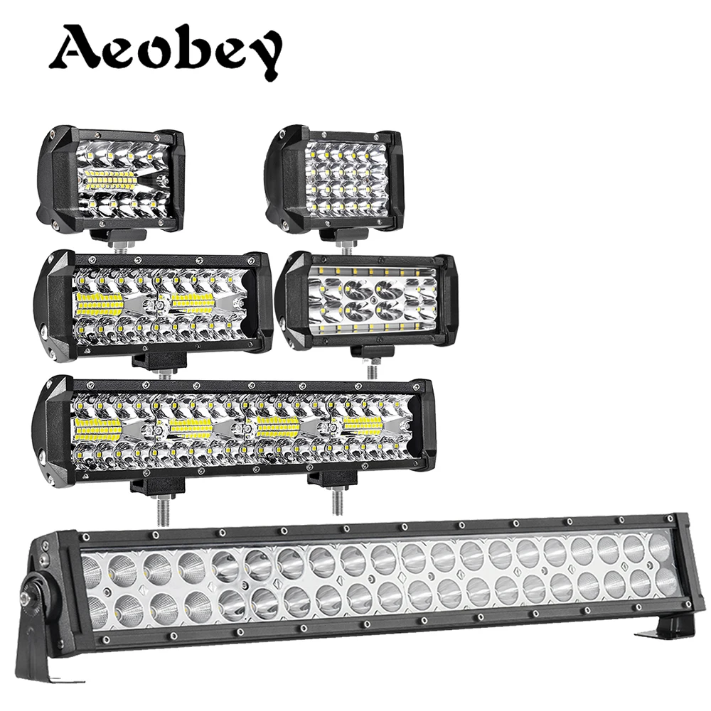 Aeobey LED driving light 60w 72w 120w 240w led work light bar offroad Spot Flood Beam for 4x4 offroad ATV UTV Car Tractor Truck Aeobey LED driving light 60w 72w 120w 240w led work light bar offroad Spot Flood Beam for 4x4 offroad ATV UTV Car Tractor Truck