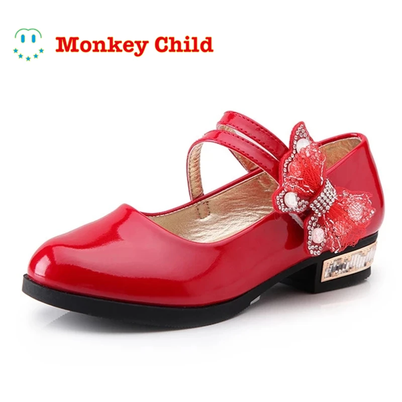 

2024 Winter Girls Shoes Wool Warm Loafers Bow Mary Janes Fluffy Shoes Kids Cotton-Padded beautiful Plush Baby Children Snow Shoe