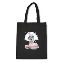 Модная классная прочная Женская Студенческая хлопковая Льняная сумка на одно плечо, сумка для покупок, клетчатая Женская Холщовая Сумка для покупок