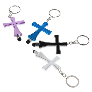 

Capacitive Touch Screen Stylus Touch Pen Cross Keychain for Tablet PC Pad Phone AXYF