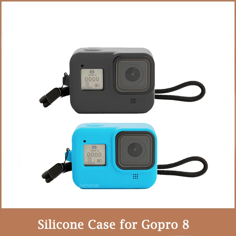 Мягкий силиконовый чехол для Gopro Hero 8 черный защитный аксессуары экшн-камеры |