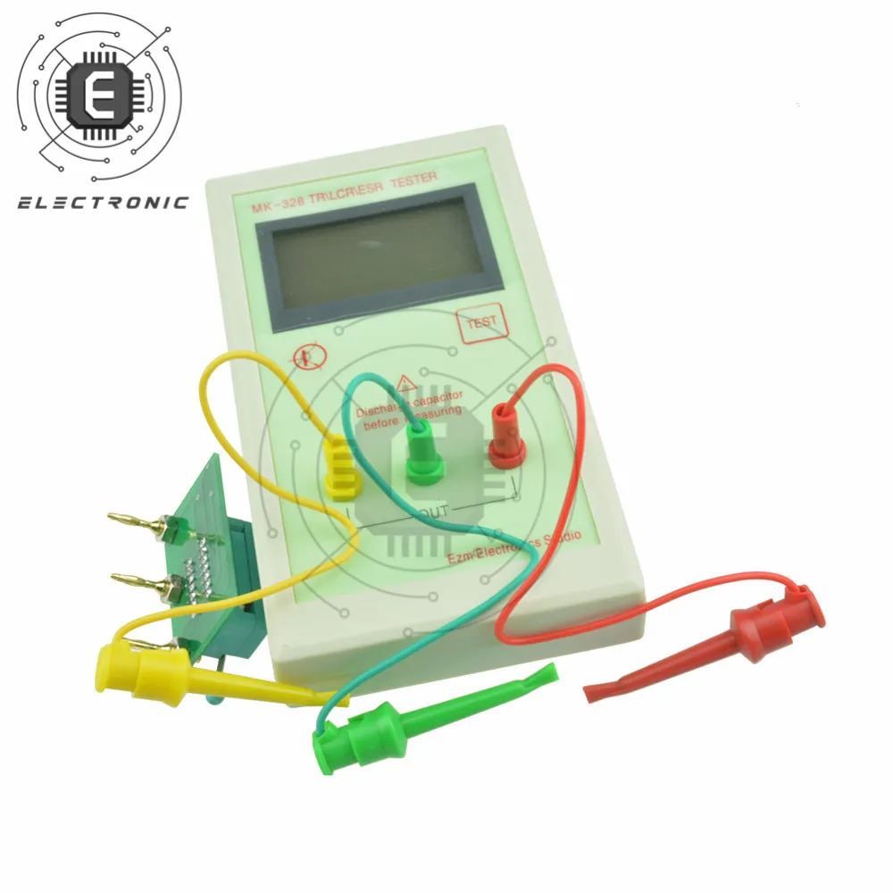 MK-328 ESR Transistor Tester Meter Inductance Capacitance Resistance LCR TEST MOS/PNP/NPN Automatic Detection 4