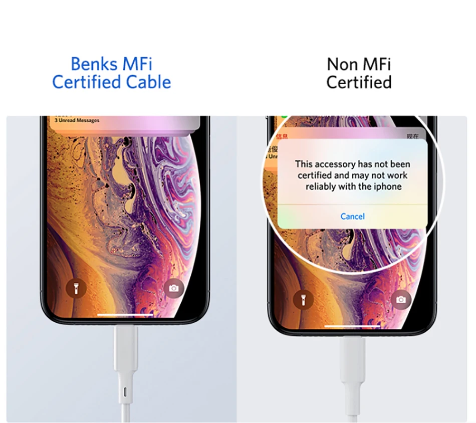 Benks MFi PD Cable Fast Charging For iPhone 11 Pro MAX X XR XS 8 Plus Type C to Lightning Phone Cables For iPad Pro Charger Cord (5)