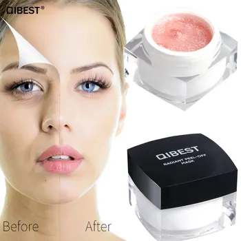

QIBEST Pro Makeup Tearing Facial Mask Foundation Acne Remove Face Care Treatment Repair Skin Care Moisturizing Cosmetic Cream