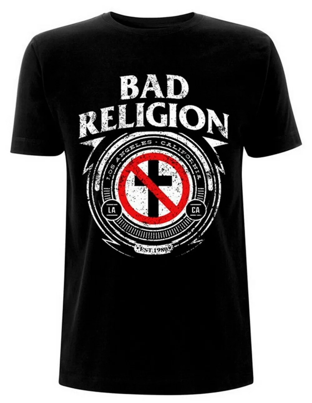 

Bad Religion 'Badge' T-Shirt NEW Cotton Tee Shirt Cool Casual Cotton