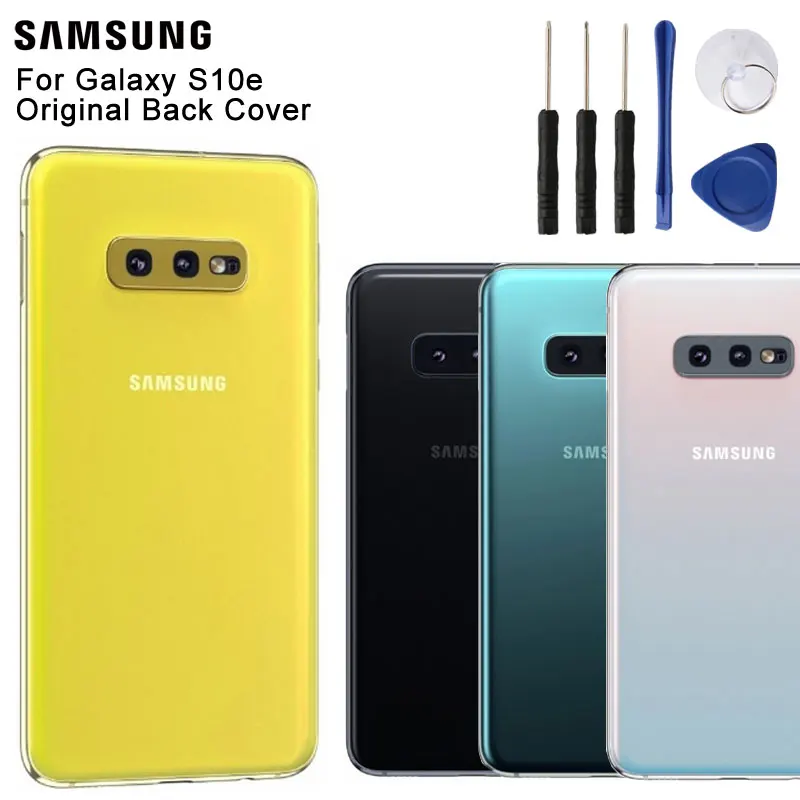 Оригинальная стеклянная задняя крышка батарейного отсека Samsung Galaxy S10e SM-G9700 |