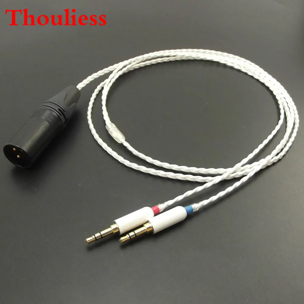 

Thouliess HIFI 4pin XLR Balanced Male DIY Headphone Upgrade Audio Cable for MDR-Z7 Z7M2 MDR-Z1R D6100 D7100 D72004 Headphones