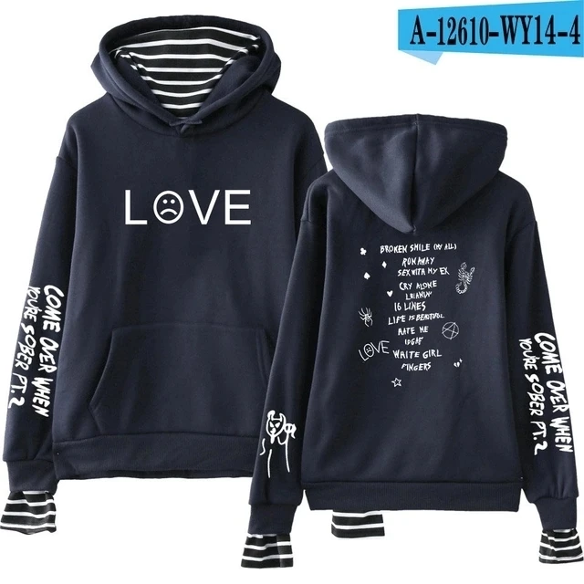 Новинка; Lil Peep Hoodie; Hellboy Lil. peep; для мужчин и женщин; пуловер с капюшоном для мужчин и женщин; Sudaderas Cry; детские толстовки с капюшоном; толстовка с надписью Love