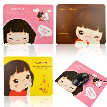 

Kawaii Cartoon Lovely Girls Mouse Pad Pattern Cute Anime Printing Rectangle PC Computer Game Table Mat Anti-Slip Mousepad Women