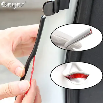 

5Meters Universal Car Door Edge Guards Trim Styling Moulding Protection strip Scratch Protector For Car Vehicle Accessories