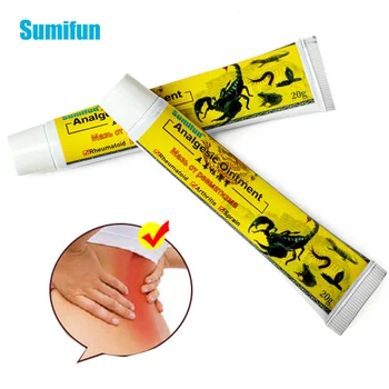 

1pcs Scorpion Analgesic Ointment Muscle Sprain Pain Ointment Neuralgia Acid Stasis Rheumatism Arthritis Joint Pain Cream P1137