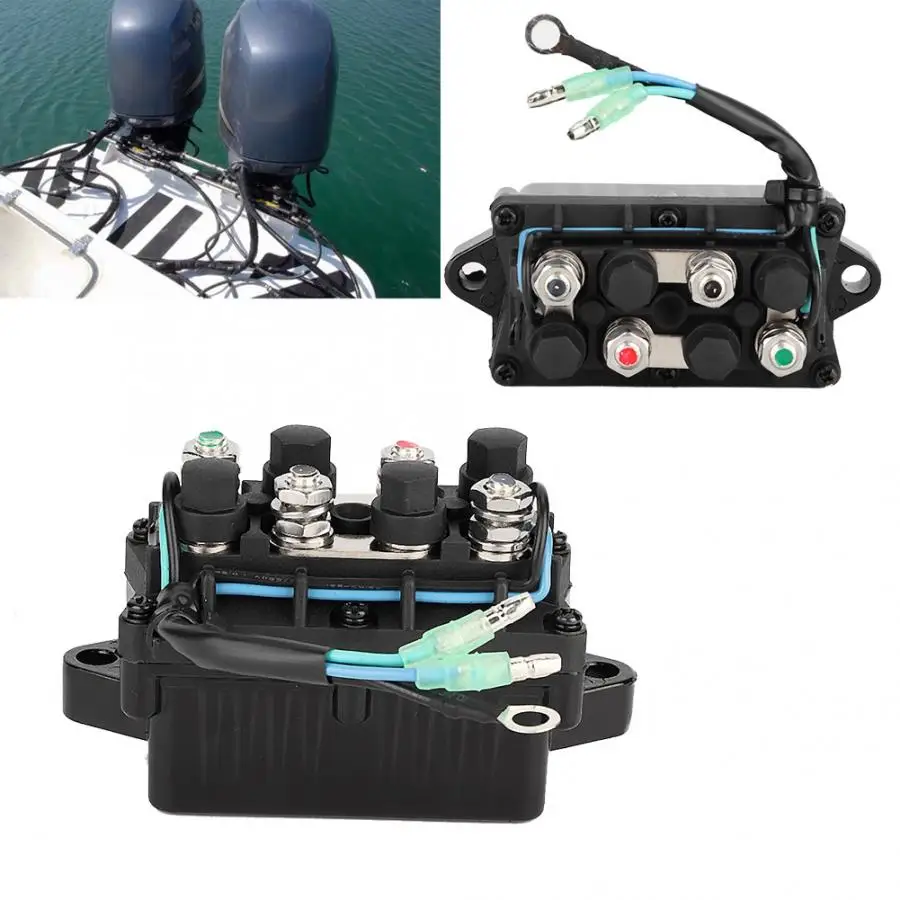 3 Pin 12V 120A Водонепроницаемый отделкой реле подходит для Yamaha 30-90HP Outdoard двигателя 6H1-81950-00-00 подвесной отделкой реле