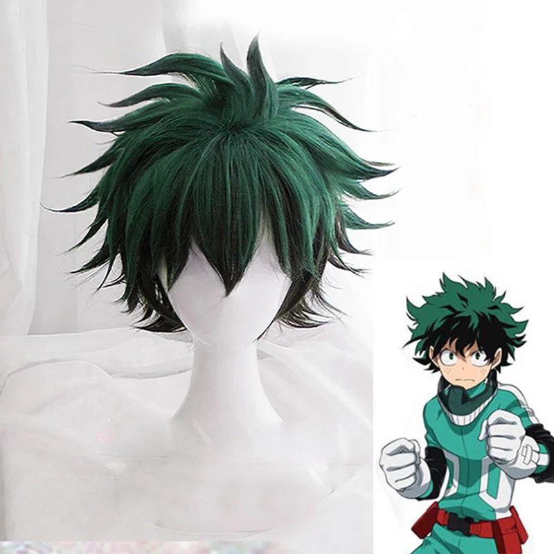 Парик моя геройская Академия Izuku Midoriya из боку без героев Академия/парик для