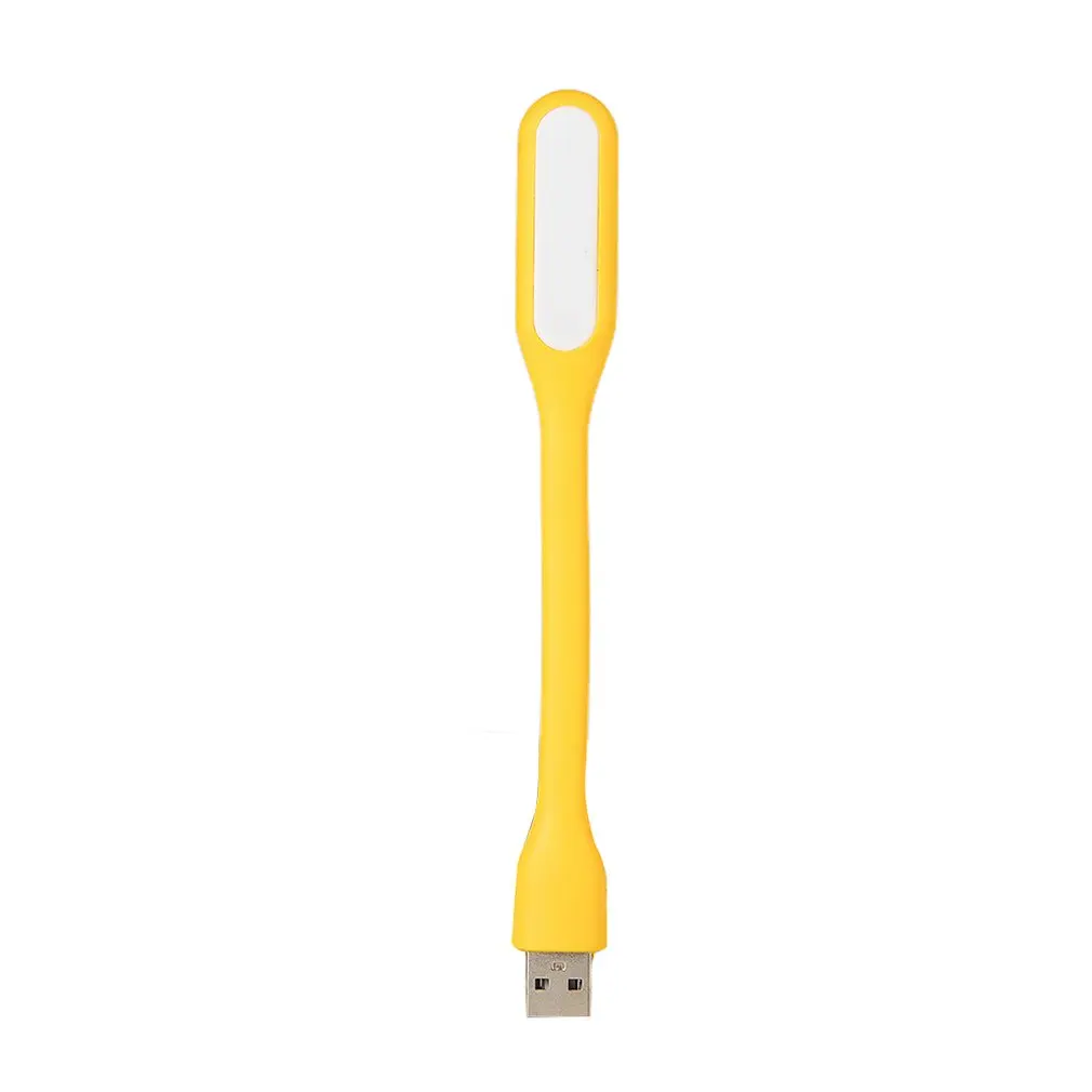Холодный белый Портативный мини USB светодиодный гибкий Ночной светильник, супер яркий книжный светильник, лампа для чтения для внешнего аккумулятора, ноутбука, ноутбука, Прямая поставка - Испускаемый цвет: Холодный белый