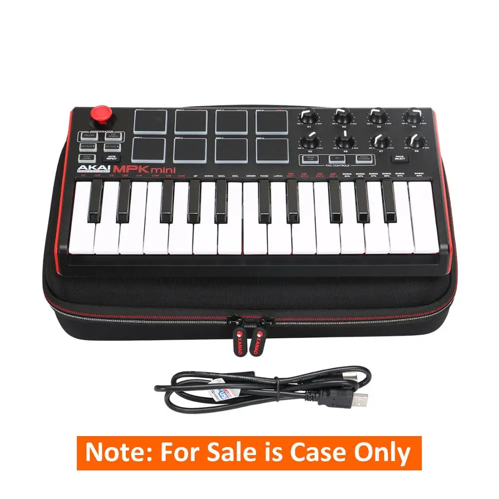 XANAD Водонепроницаемый EVA Жесткий Чехол для Akai Professional MPK Mini MKII