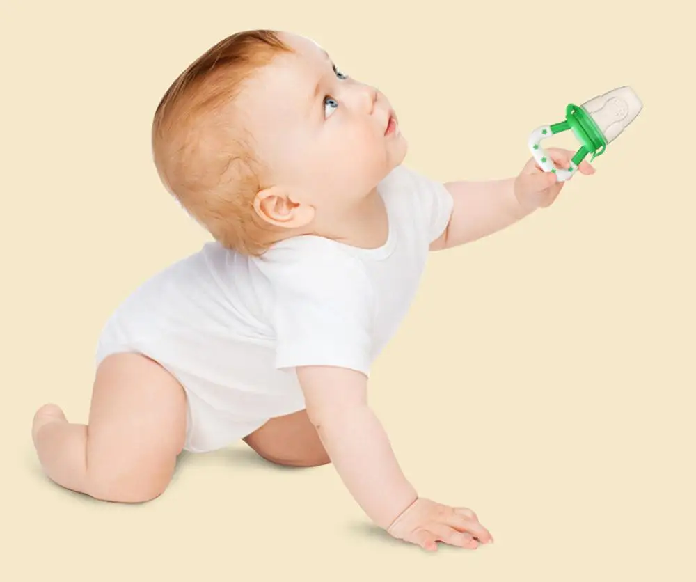 Baby Pacifier Safety Silicone Toddlers Teether Vegetable Fruit Teething Toy Ring Chewable Soother Eat Fruit food supplement - Image 3