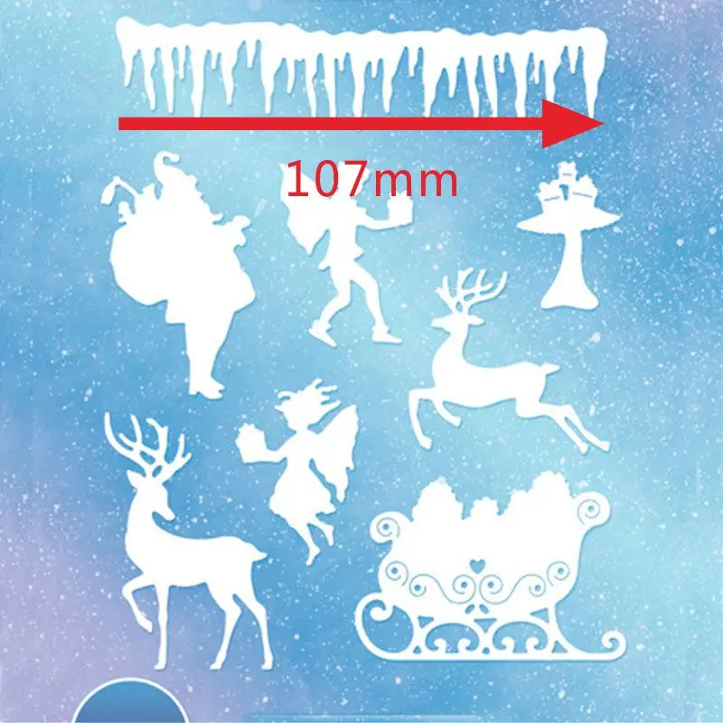 2021 Metal Cutting Winter Chubby Snowmen Clear Stamp &Dies Stencil Christmas DIY 