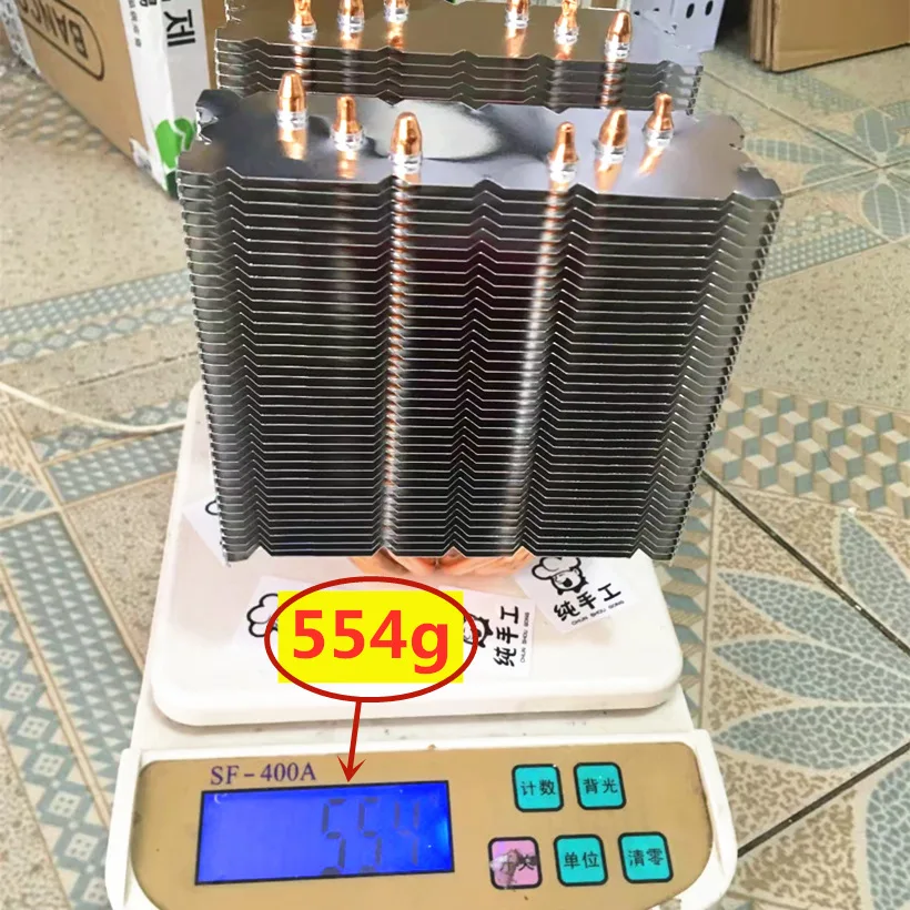 KOOLASON For Intel AMD 115x 1366 AM3 Copper 6 Heat