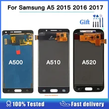 Bloc écran tactile LCD avec outils gratuits, pour Samsung Galaxy A520 A520F SM-A520F A5 2017 2015 A510 A500=