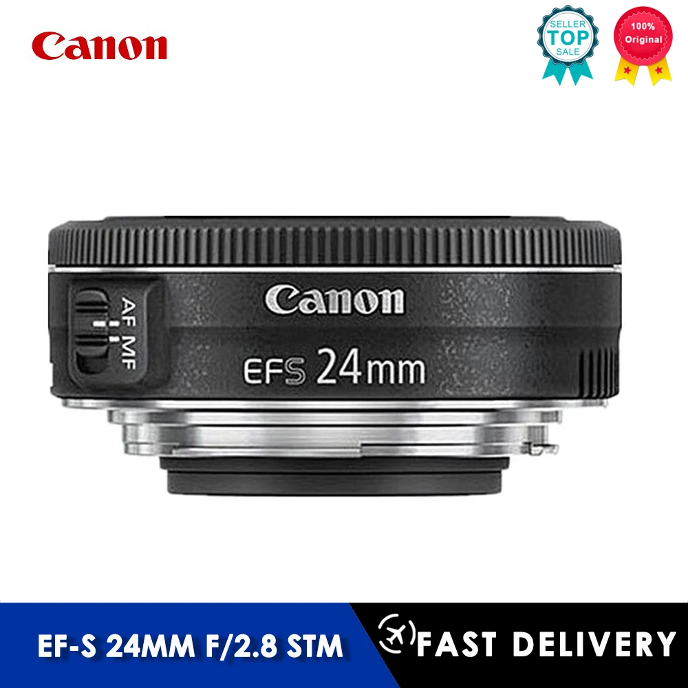 Canon 24/2.8 STM объектив EF-S 24 мм f/2 8 для 100D 200D 650D 700D 750D 760D 800D 60D 70D 77D 80D T3i T5i | Электроника