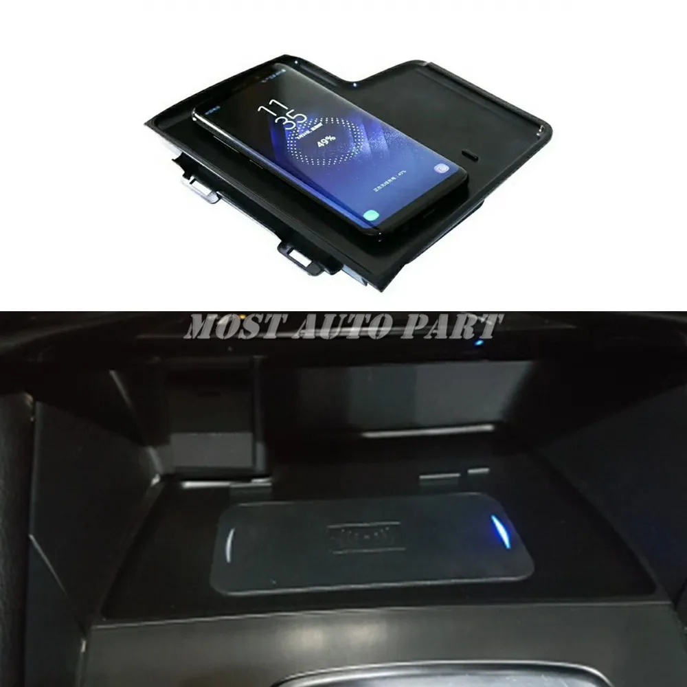 

10W Interior Car Wireless Charger Phone Fast Charging Pad For Mazda 6 ATENZA 2016-2019 LHD The Phone With QI Wireless Charging