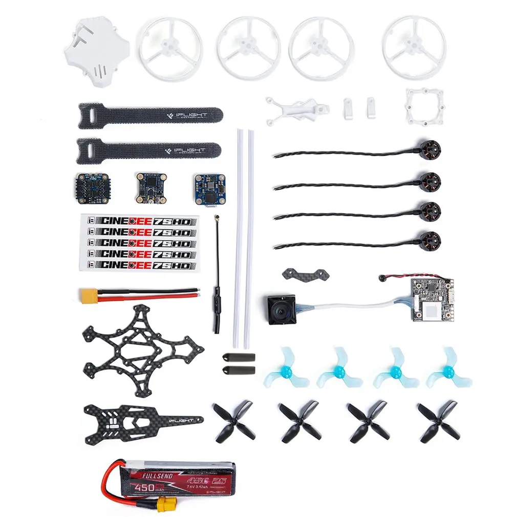 with R-XSR 1B IFlight CineBee 75HD 2-3S 1103 10000KV двигатель обычный Дрон комплект bwoop FPV Дрон sucex F4 летная башня HD Дрон - Цвет: with R-XSR 1B
