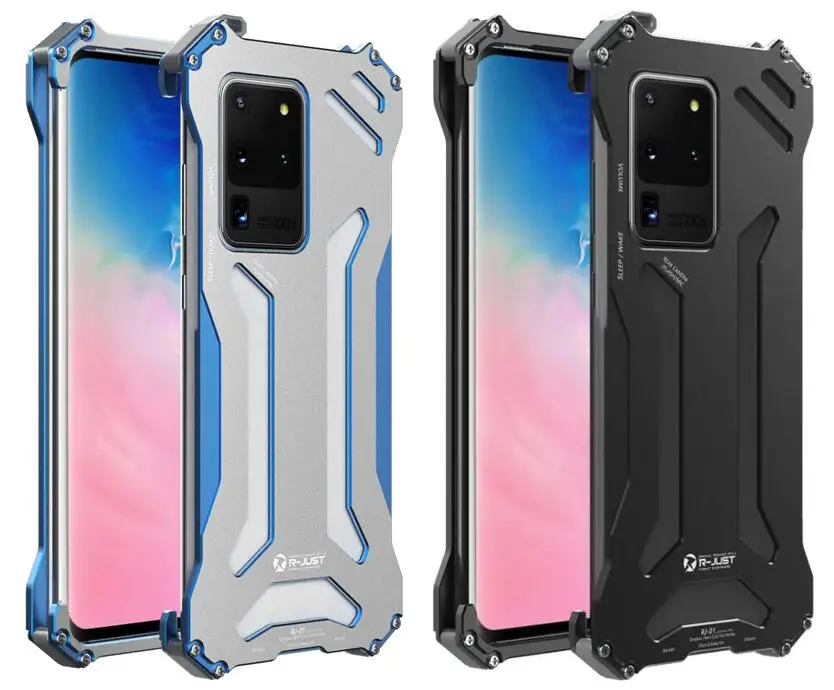 Кожаный чехол для Samsung Galaxy S20 с алюминиевым покрытием | Мобильные телефоны и