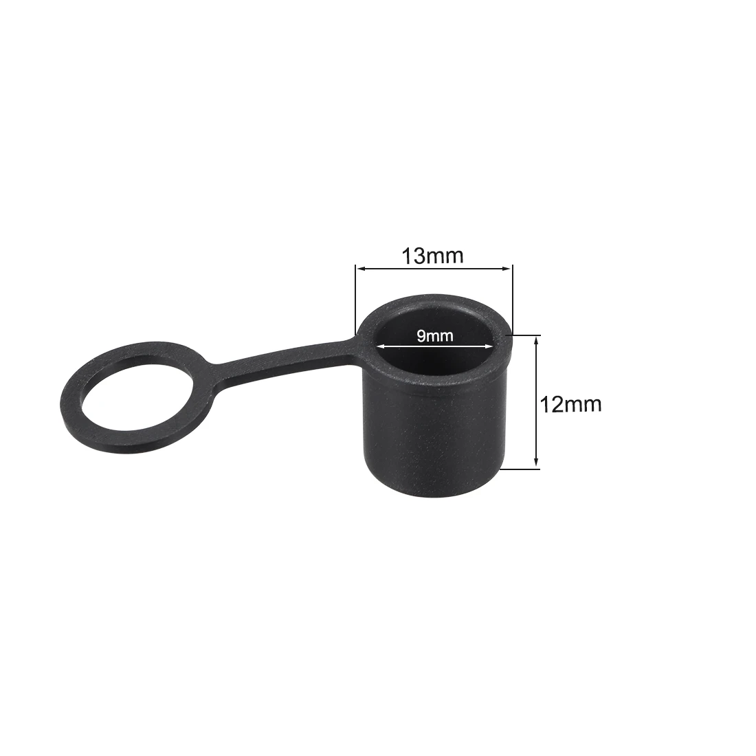 5pcs BNC Silicone Port Protectors Cap Port Cover Dust Plug 13x12mm Overall Size for BNC-B Female Jack bnc port protectors
