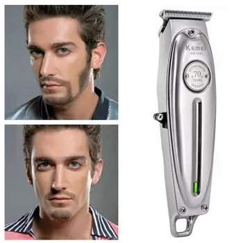 

Portable Stainless Steel Barber Hair Trimmer Painless Trimmers Clippers Health Beauty Fashion Silvery Shaving