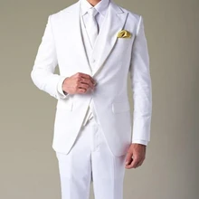 Костюм для мужчин формальный на заказ курить мужские костюмы белая куртка мужское платье лучший мужской свадебный смокинг шафера мужские свадебные костюмы