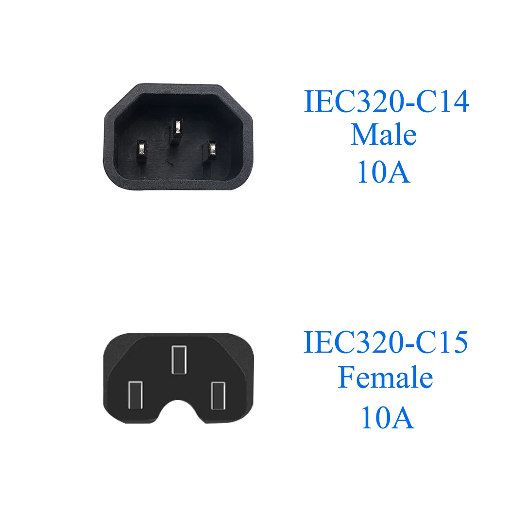 JORINDO IEC320 C14 до C15, AC Розетка розетка промышленная розетка C14 Входная электрическая розетка вилка адаптер питания