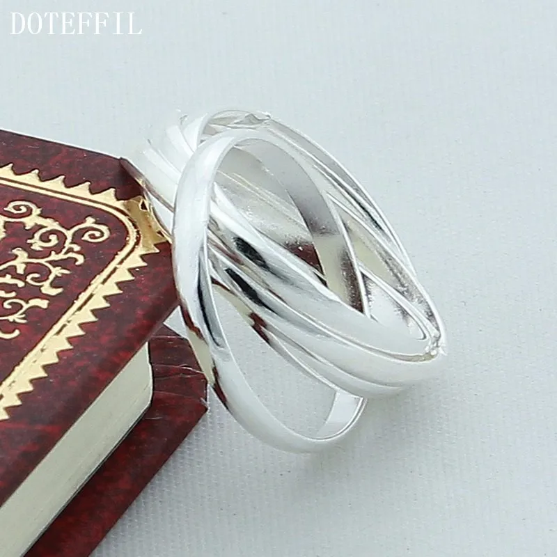 925 серебряного цвета женские обручальные полициклические кольца подарок на день Святого Валентина Идеи кольцо Горячая Распродажа партии