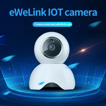 

1pc EWeLink APP Camera Smart IOT HD Camera Reomotely Viewing 720P One Million Pixel Smart Camera Home Security Babyphone Camera