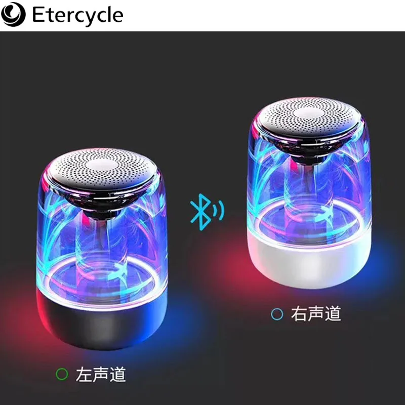 Bluetooth динамик светодиодный портативный мини беспроводной сабвуфер плеер Музыка