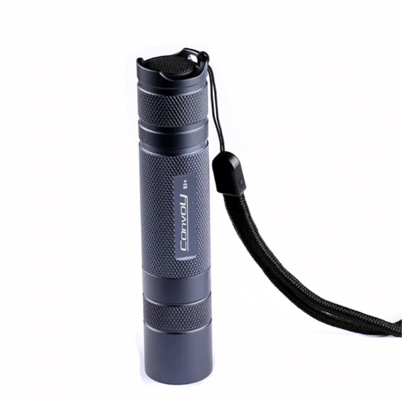  Convoy S2 + серый L2 7135x4 3/5 режимов EDC светодиодный фонарик 18650 для Отдых на природе охотничий фонарь Фонари Портативный ночной Светильник 