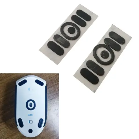 0.6mm Thickness Replace Mouse Feet Mouse Skates For Logitech G304 G305 Mouse