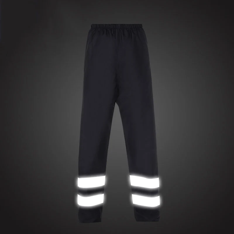 Motorcycle Rain Pants Reflective Impermeable Raincoats Women/Men Rain Pants Outdoor Waterproof Trousers Motorcycle Fishing Camping Rain Gear
