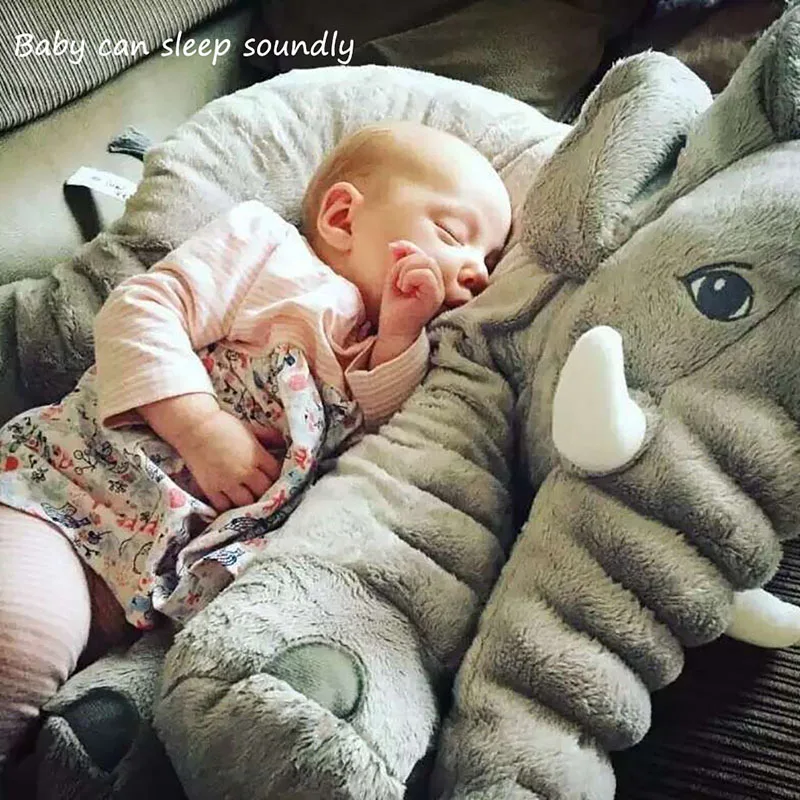 Cute Elephant Comfort Stuffed Pillow Baby Kids Cartoon Plush Toy Doll Big Size Plush Kids Sleeping 1 Cute Elephant Comfort Stuffed Pillow Baby Kids Cartoon Plush Toy Doll Big Size Plush Kids Sleeping 4