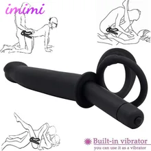 Double Penetration Vibrator Penis Strap On G Spot Anal Butt Plug for Man Prostate Massager Opening Anus Vibrator Ring Sex Toys Double Penetration Vibrator Penis Strap On G Spot Anal Butt Plug for Man Prostate Massager Opening Anus Vibrator Ring Sex Toys