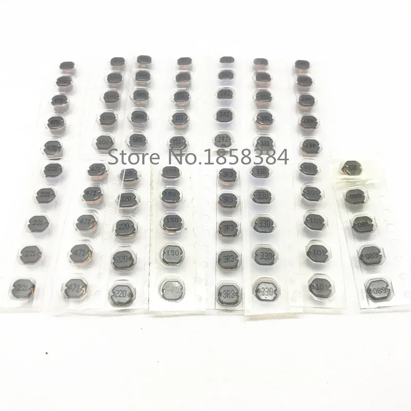 15 значений CD54 SMD набор индукторов питания 2 мкГн ~ 470 чиповые индукторы высокого