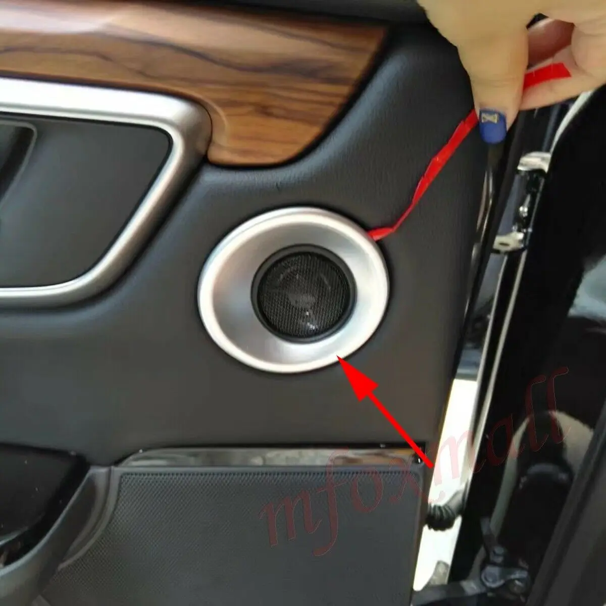 Подходит для Honda CR V CRV 2017 2018 2019 пара хромированный динамик накладка