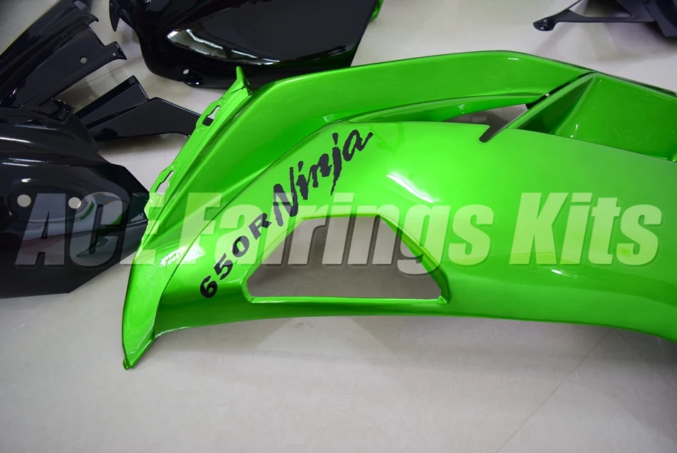 Легко Установка ABS Обтекатели комплект подходит для Kawasaki Ninja 650R ER-6F для детей возрастом 12, 13, 14, 15, 16 650 ER6F 2012 2013 Милая футболка