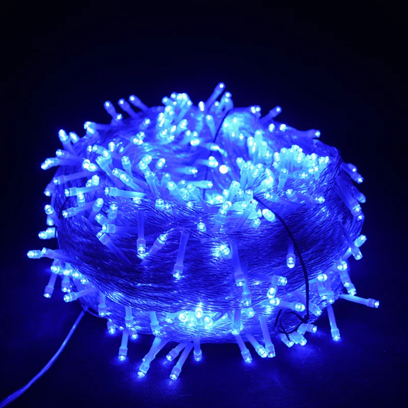 Fairy String Lights 110 /220 V Outdoor LED String Lights Garland 10-100M Waterproof Fairy Light Christmas Wedding Party Holiday Gardening Decoration