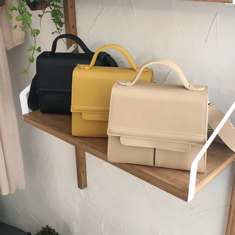 

Fashion Crossbody For Women Designer Tote Luxury Faux Leather Ladies Shoulder Bag Wide Strap Small Flip Summer Wallet ins 2019