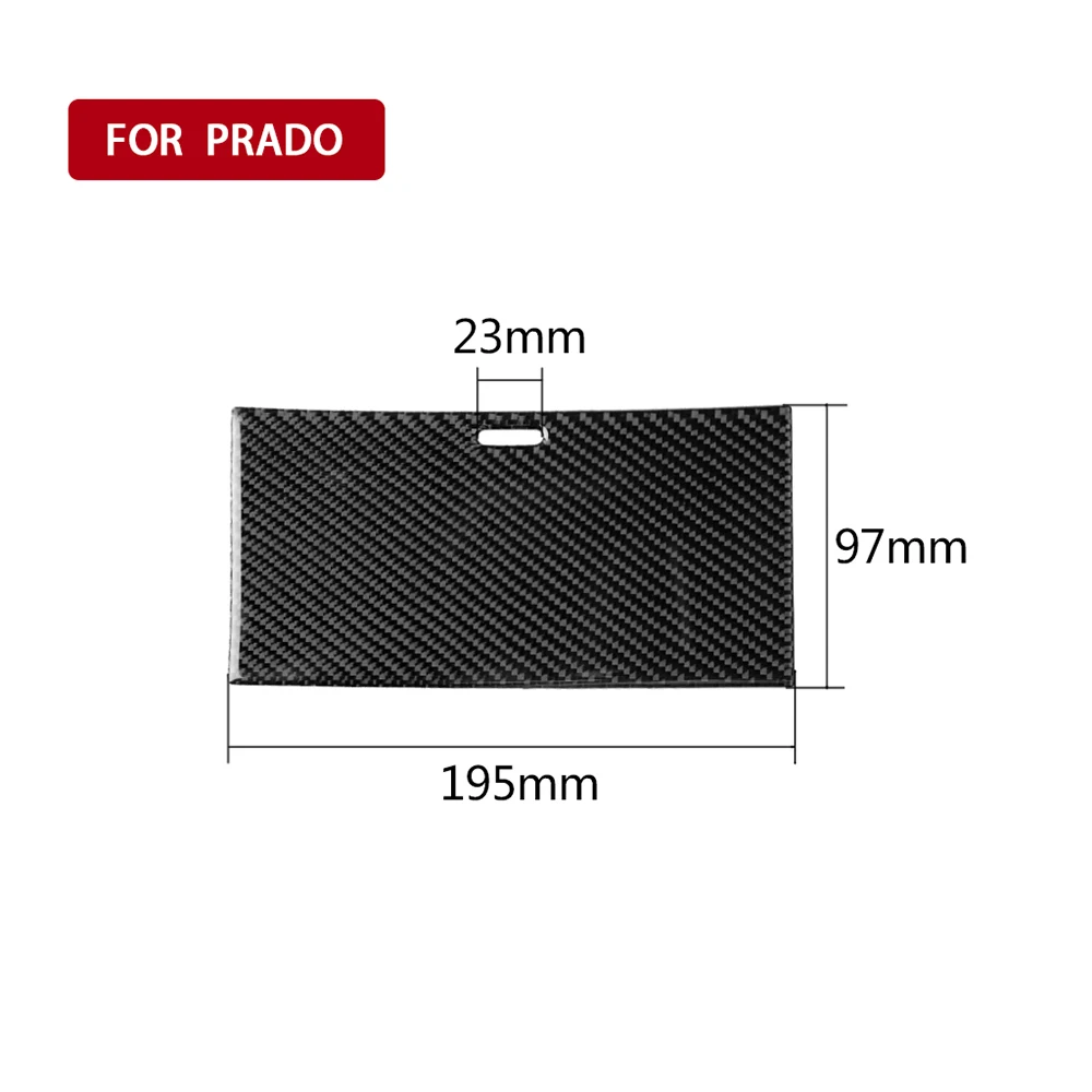 Наклейка на стаканчик для воды из углеродного волокна черный Toyota Land Cruiser 150 Prado LC150