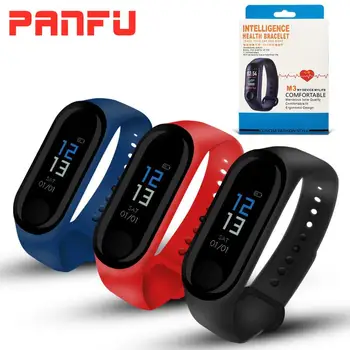 

M3 Plus Smart Bracelet Heart Rate Blood Pressure Health Waterproof Smart Watch M3 Pro Bluetooth Watch Wristband Fitness Tracker