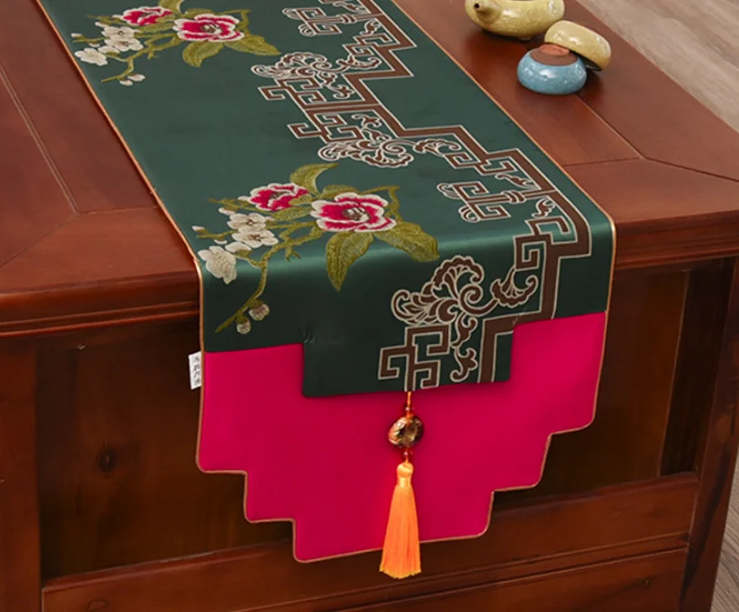 Классический китайский стиль настольная дорожка для гостиной чайный Телевизор покрытие шкафа полотенце Модная Современная скатерть домашний декор LFB781