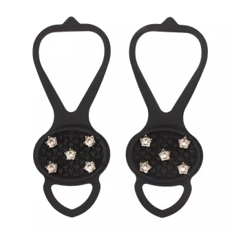 

5 teeth stud crampon spike climb snowfield no skid ice gripper grip winter walk antiskid fish Snowshoe outdoor snow shoe cleat
