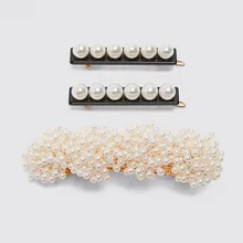 Dvacaman ZA имитация шпильки с жемчугом набор для женщин Корея заколки для волос с жемчугом головной убор платье для волос модные свадебные женские украшения