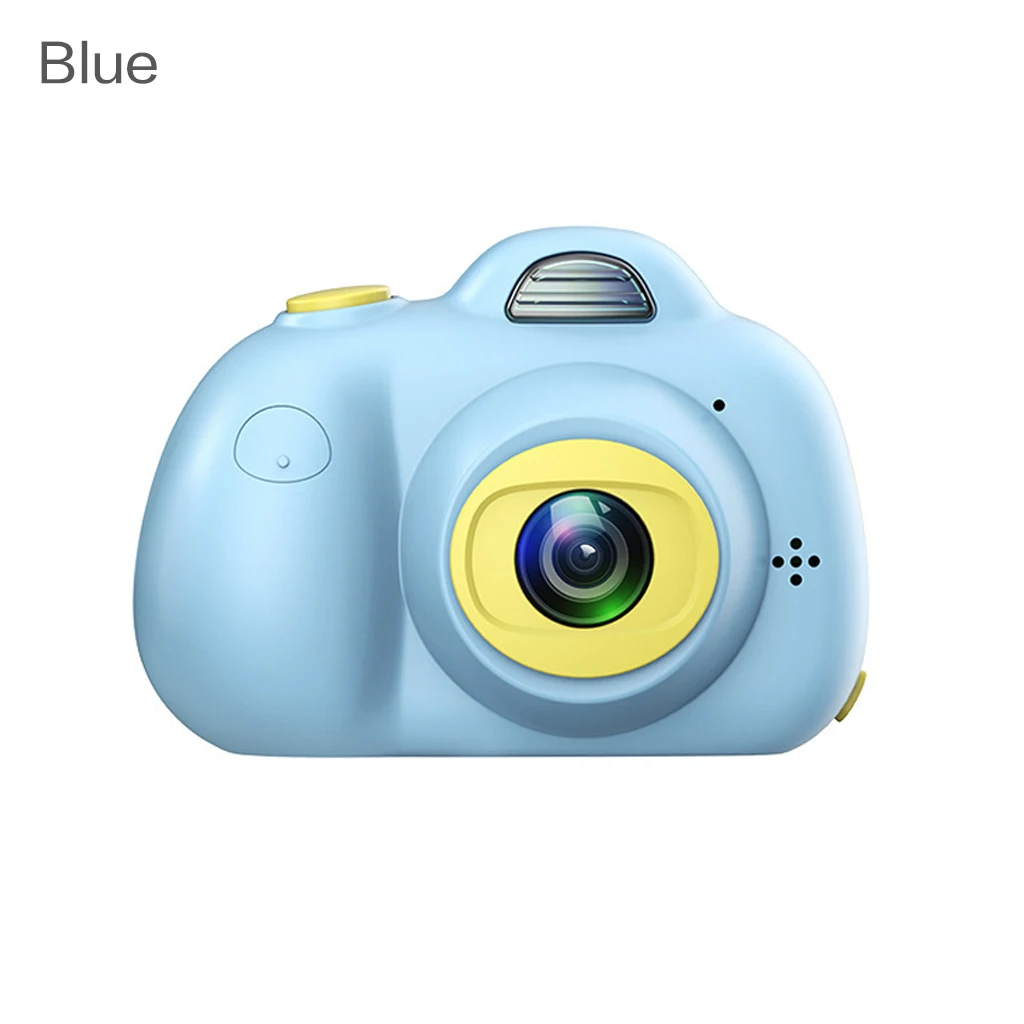 Детская мини-камера, детские развивающие игрушки для детей, подарок на день рождения, цифровая камера 1080P с картой памяти 16 Гб - Цвет: Синий